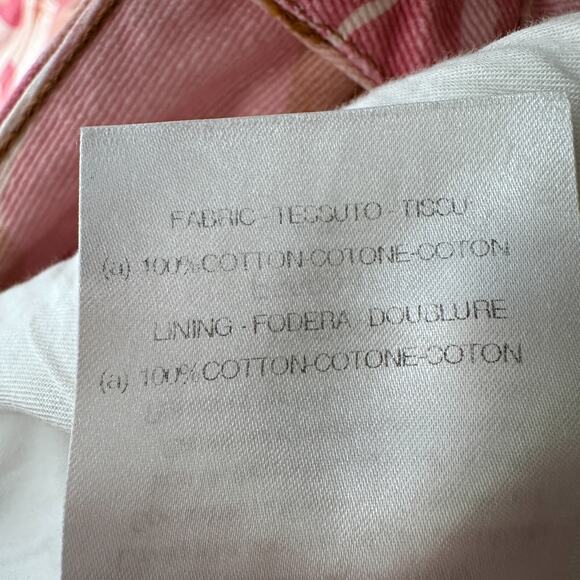 Alessandra Rich Cargo Jeans Womens 24 Pink Camo Cotton Gabardine Pants $825 READ - Picture 7 of 15